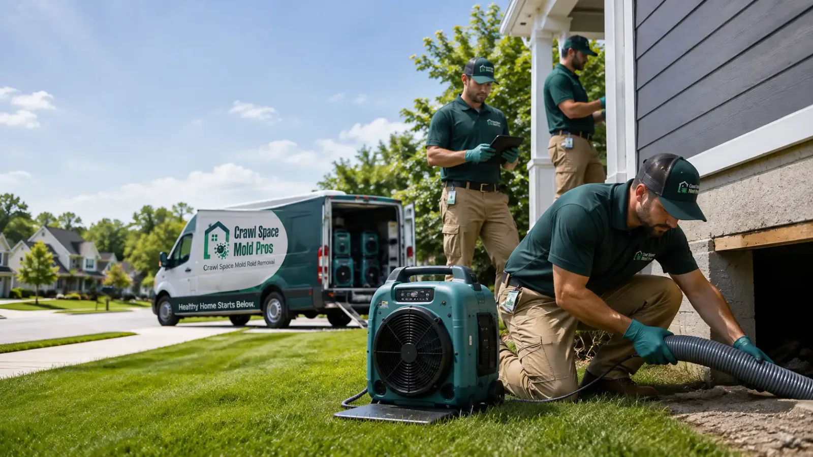 Crawl Space Mold Removal in Bellmore, NY